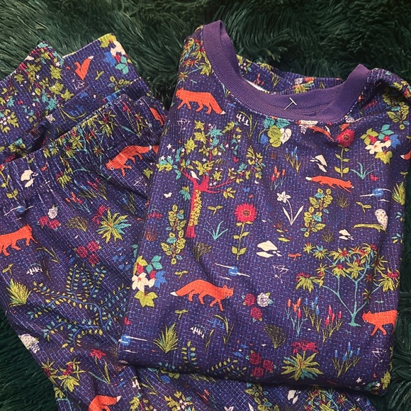 L.L. Bean Other - LL Bean Matching Girls Holiday Pajamas Size XL